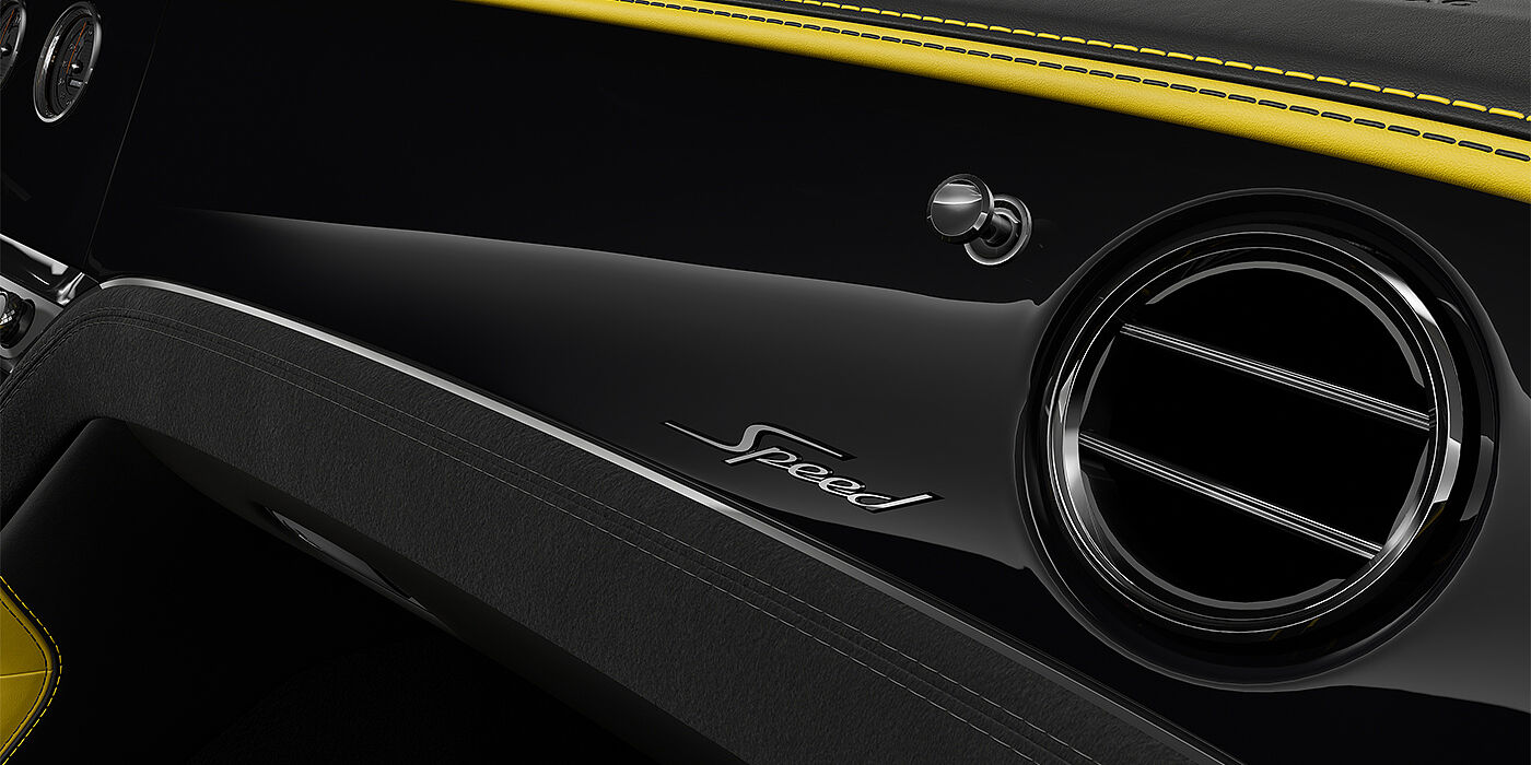 Emil Frey Exclusive Cars GmbH | Bentley München Bentley Continental GT Speed coupe veneer detail in Piano Black veneer