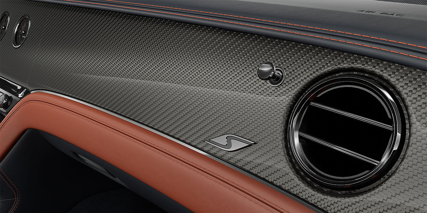 Emil Frey Exclusive Cars GmbH | Bentley München Bentley Continental GTC S convertible Carbon Fibre veneer detail