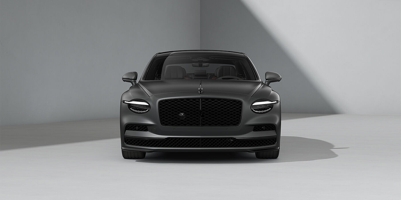 Emil Frey Exclusive Cars GmbH | Bentley München New Bentley Flying Spur S sedan in Anthracite Satin  paint full front with 22" Sports  wheels