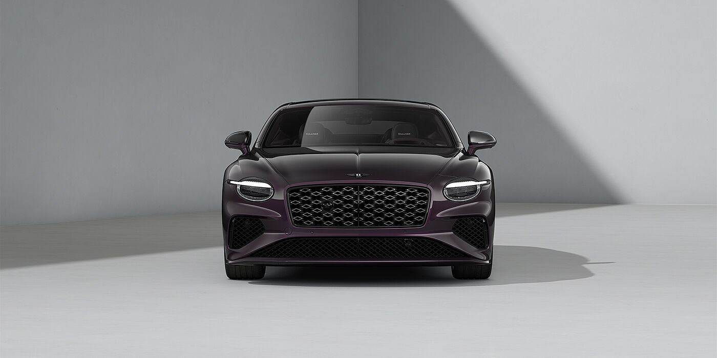 Emil Frey Exclusive Cars GmbH | Bentley München Bentley Continental GT Mulliner coupe in Damson paint and 22" Mulliner wheels - full front 3/4