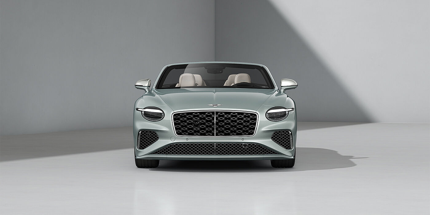 Emil Frey Exclusive Cars GmbH | Bentley München Bentley Continental GTC Mulliner convertible in Breeze paint and 22" Mulliner wheels - full front