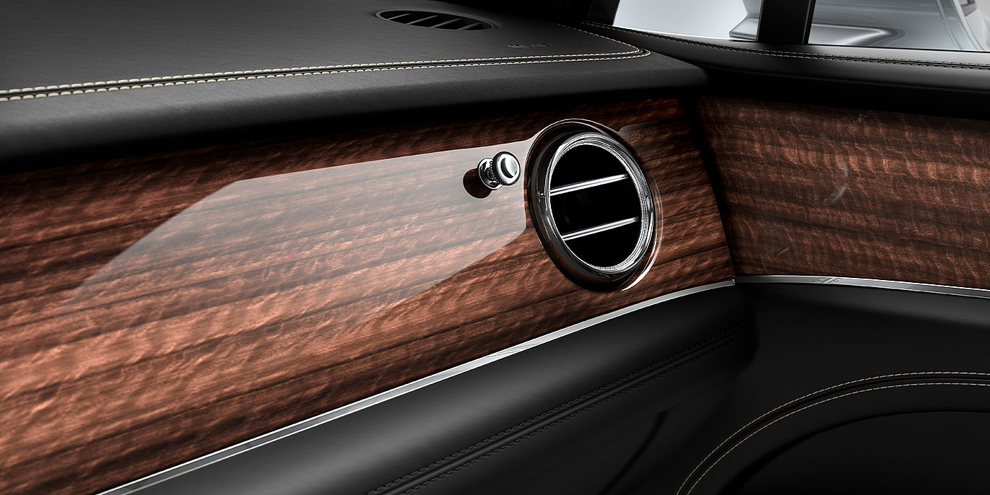 Emil Frey Exclusive Cars GmbH | Bentley München Bentley Bentayga SUV Dark Fiddleback Eucalyptus veneer detail