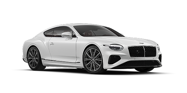 Emil Frey Exclusive Cars GmbH | Bentley München Bentley Continental GT coupe in Snow Quartz paint and 21" Ten Spoke wheels - front 3/4