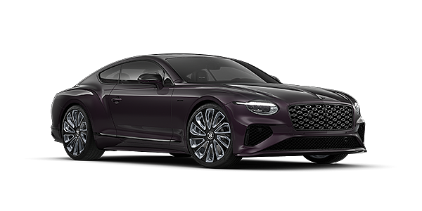 Emil Frey Exclusive Cars GmbH | Bentley München Bentley Continental GT Mulliner coupe in Damson paint and 22" Mulliner wheels - front 3/4