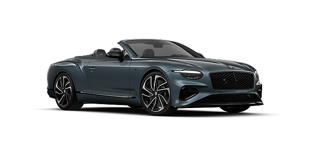 Emil Frey Exclusive Cars GmbH | Bentley München Bentley Continental GTC S convertible in Thunder blue paint front 3/4