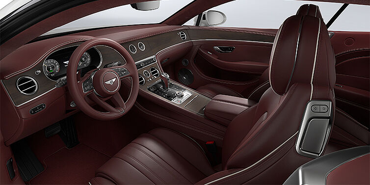 Emil Frey Exclusive Cars GmbH | Bentley München Bentley Continental GT coupe front interior in Cricket ball hide