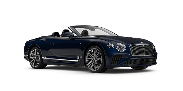 Emil Frey Exclusive Cars GmbH | Bentley München Bentley GTC Speed convertible in Moroccan Blue paint front 34