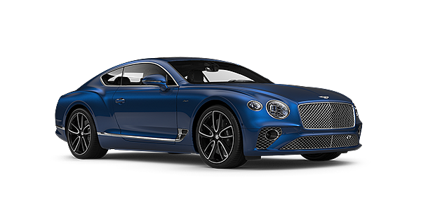 Emil Frey Exclusive Cars GmbH | Bentley München Bentley GT Azure coupe in Sequin Blue paint front 34