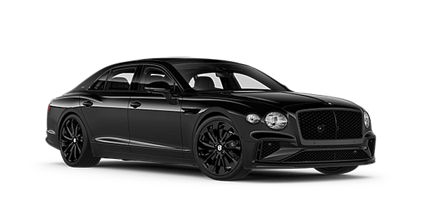 Emil Frey Exclusive Cars GmbH | Bentley München Bentley New Flying Spur Black Edition front three quarter in Onyx paint
