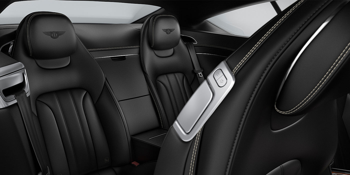 Emil Frey Exclusive Cars GmbH | Bentley München Bentley Continental GT coupe rear interior in Beluga black hide