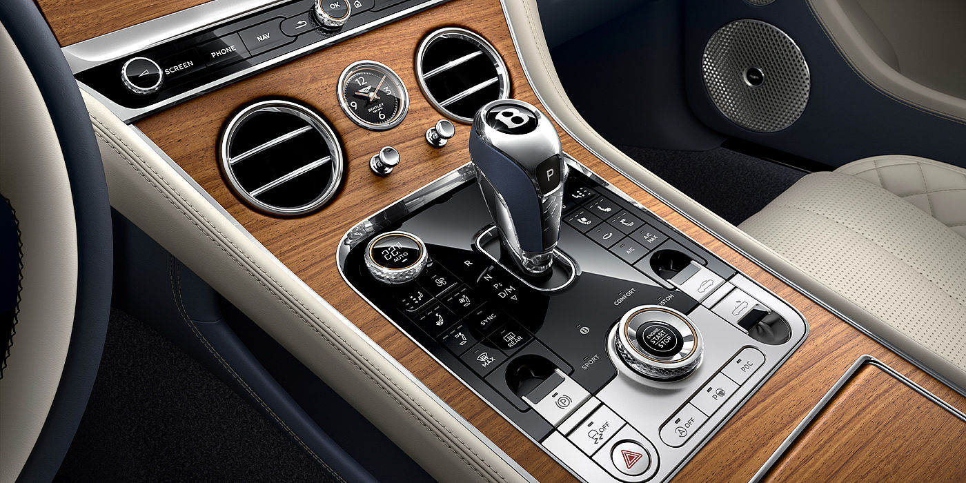 Emil Frey Exclusive Cars GmbH | Bentley München Bentley Continental GTC Azure convertible front interior console detail