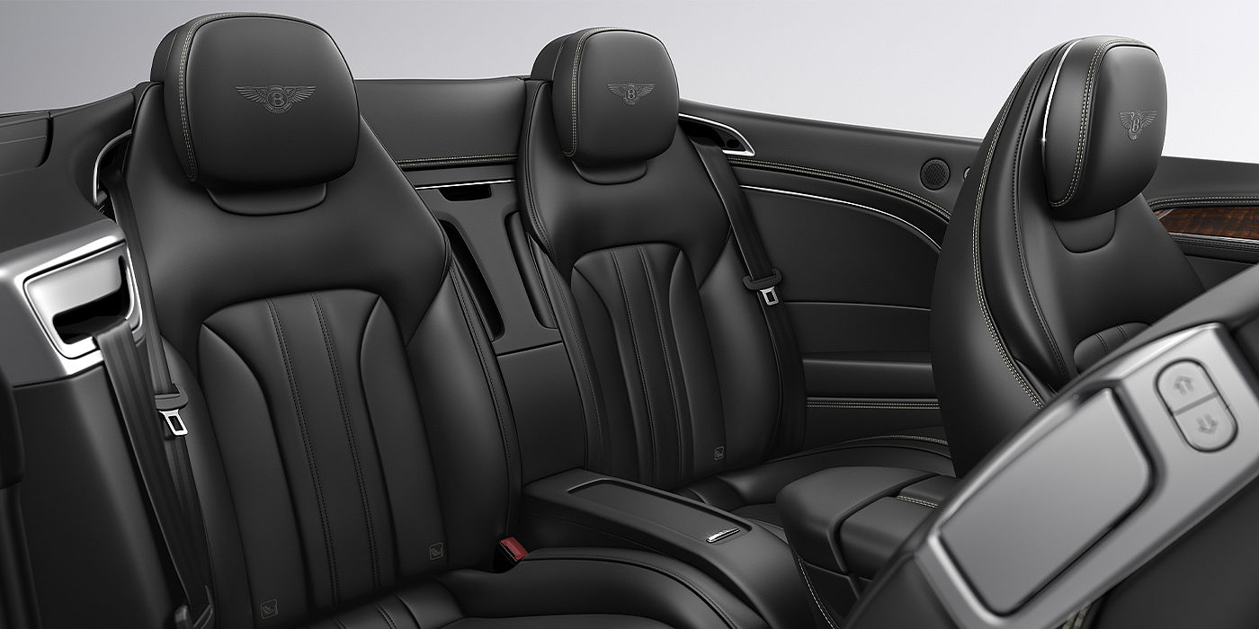 Emil Frey Exclusive Cars GmbH | Bentley München Bentley Continental GTC convertible rear interior in Beluga black hide
