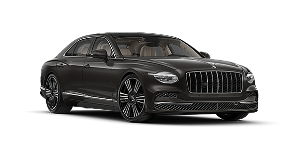 Emil Frey Exclusive Cars GmbH | Bentley München New Bentley Flying Spur Azure sedan in Spectre  paint front 3/4 with 22" Azure Black & Machined  wheels