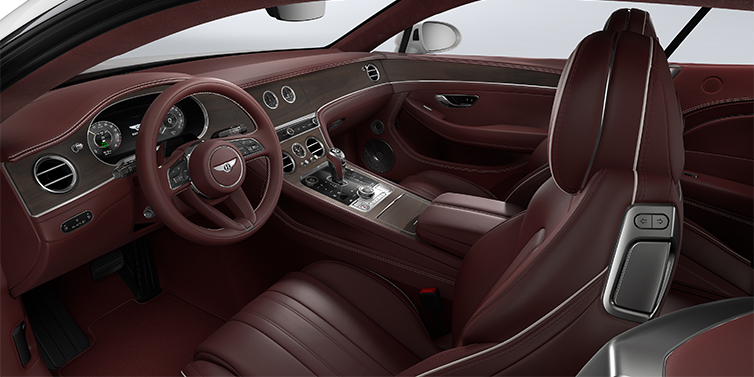 Emil Frey Exclusive Cars GmbH | Bentley München Bentley Continental GT coupe front interior in Cricket ball hide
